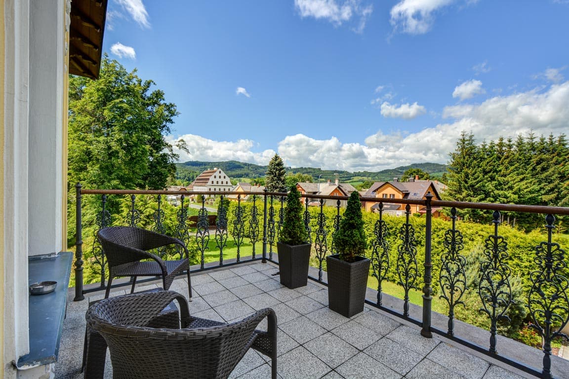 Výhled na Jeseníky